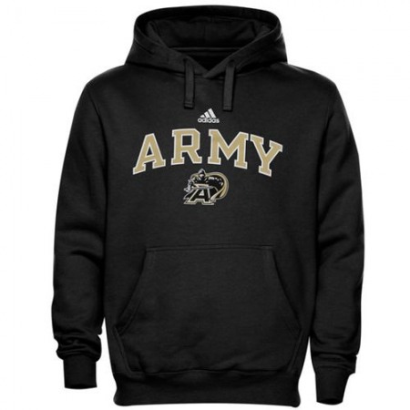 Army Black Knights Adidas In Play Pullover Hoodie Black