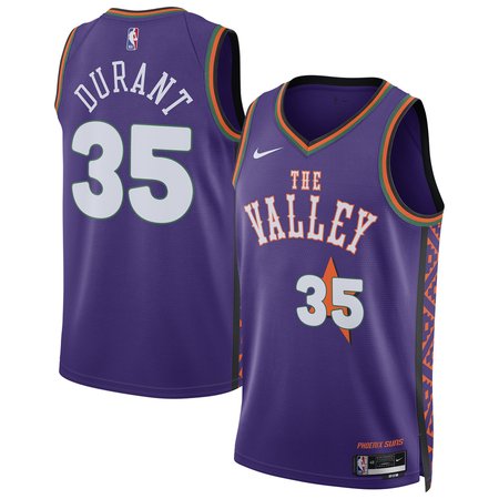 Unisex Phoenix Suns Kevin Durant Nike Purple 2024/25 Swingman Player Jersey - City Edition