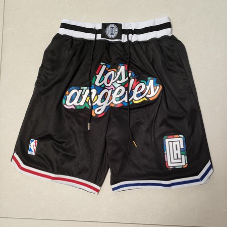 LA Clippers Black Shorts