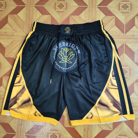 Golden State Warriors Black Shorts