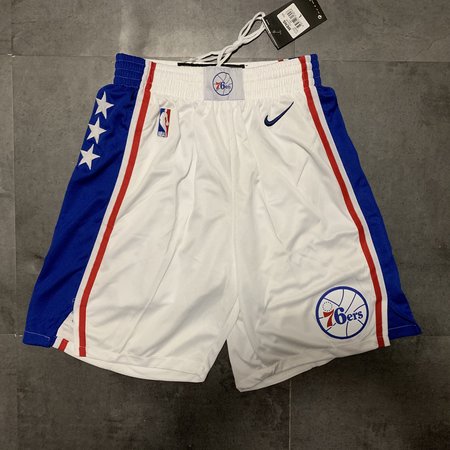 Philadelphia 76ers White Shorts